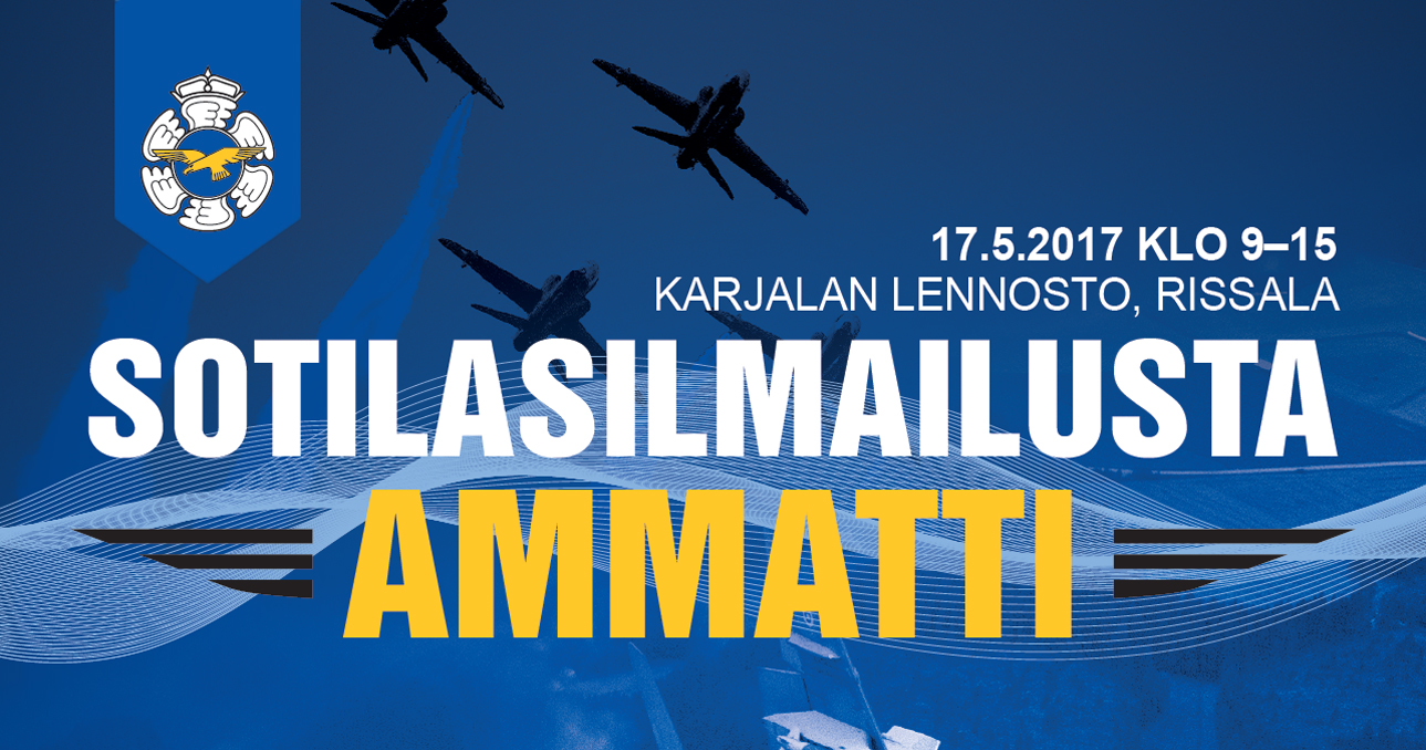 Sotilasilmailusta ammatti -tapahtuma Karjalan lennostossa Sotilasilmailusta ammatti -tapahtuma Karjalan lennostossa