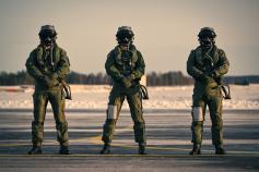 Norjalaiset lento-oppilaat kouluttautuvat Ilmasotakoulussa