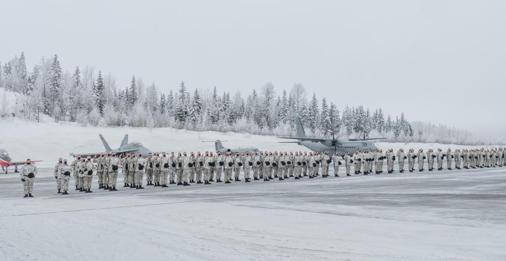 Satakunnan lennoston saapumiserän 1/23 sotilasvala- ja sotilasvakuutustilaisuus Satakunnan lennoston saapumiserän 1/23 sotilasvala- ja sotilasvakuutustilaisuus