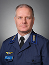 Ilmavoimien huoltopäällikkö Joni Mahonen ylennettiin everstiksi 6. joulukuuta 2019. Kuva: Puolustusvoimat.
