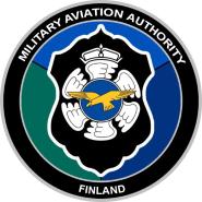 Sotilasilmailun viranomaisyksikön tunnus.