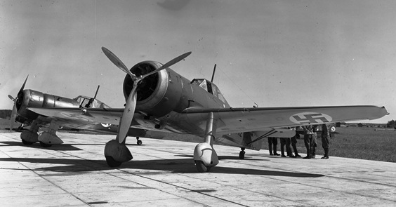 Ilmavoimien Fokker D.21 -hävittäjiä