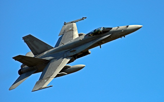 Finnish Air Force Boeing F/A-18 Hornet Multi-Role Fighter