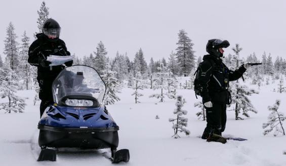 Etsintä partio ottaa suuntimaa