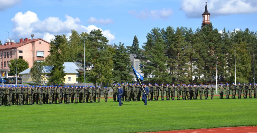 Satakunnan lennoston sotilasvakuutus ja -vala Ikaalisissa 11.8.2023