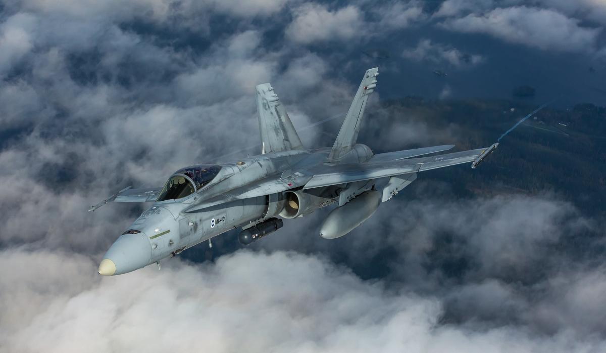 F/A-18 Hornet -hävittäjä