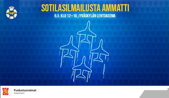 Ilmasotakoulun Sotilasilmailusta ammatti -tapahtuma