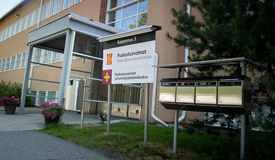 Kuva, jossa Etelä-Savon aluetoimiston ulko-ovi