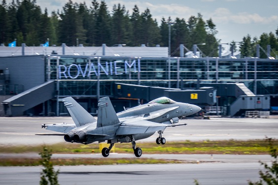 F/A-18 Hornet Rovaniemellä